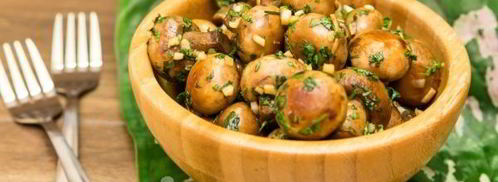 жареные шампиньоны с чесноком и кинзой. Шаг 6