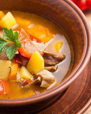 Грибной суп-гуляш