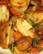 Гуляш из белых грибов