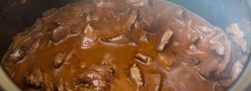 гуляш из говяжьего сердца. Шаг 6