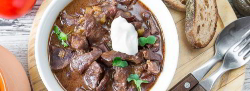 гуляш из говяжьего сердца. Шаг 8