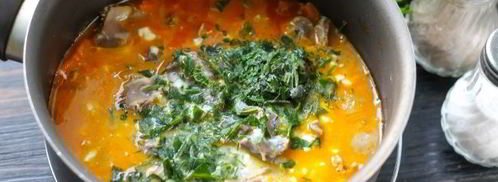 гуляш из куриных желудков. Шаг 11