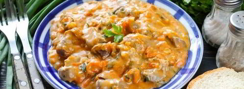 гуляш из куриных желудков. Шаг 12