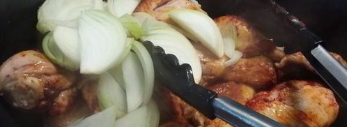 гуляш из курицы со свежей капустой. Шаг 2