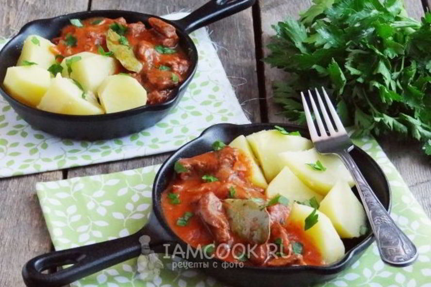 Рецепт гуляша из лосятины