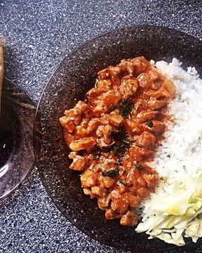 Гуляш из свинины с подливой