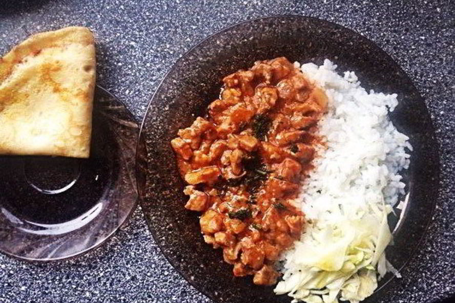 Рецепт гуляша из свинины с подливой