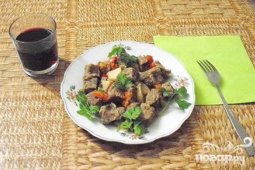 Рецепт гуляша из телятины на новый год