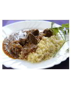 Гуляш с булгуром