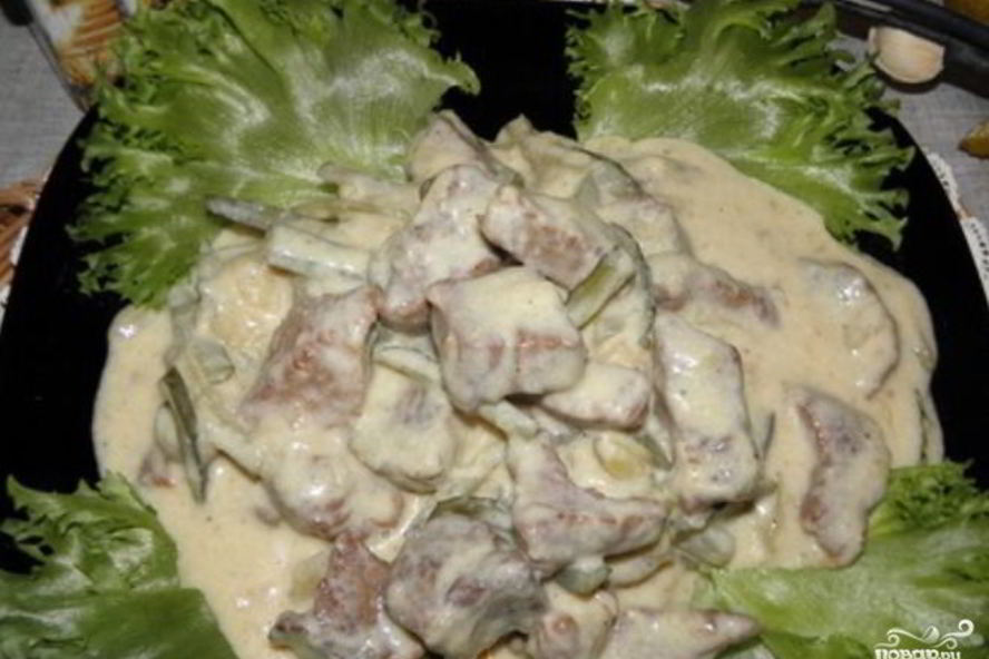 Рецепт гуляша со сливками