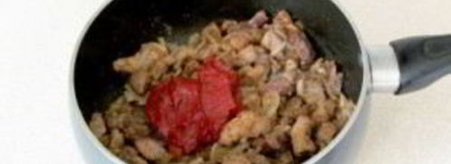 вкусный гуляш из свинины. Шаг 5