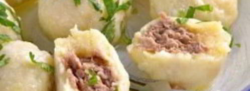 картофельно-сырные ньокки, фаршированные мясом. Шаг 7