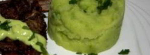 картофельное пюре с горошком. Шаг 7