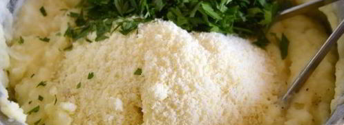 картофельное пюре с пармезаном и петрушкой. Шаг 6