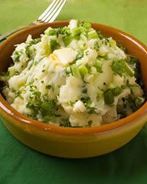 Картофельное пюре с зеленым луком по-ирландски