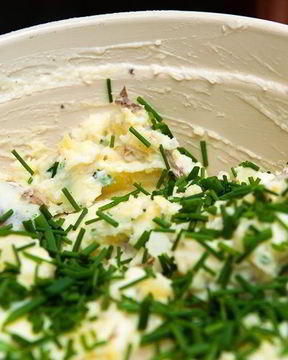 Картофельное пюре со сметаной