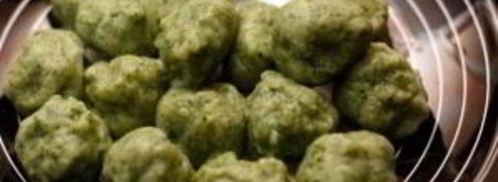 картофельные клецки со шпинатом. Шаг 4