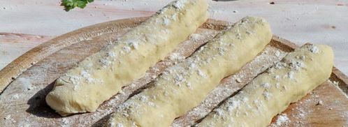 картофельные ньокки с грибным соусом. Шаг 3