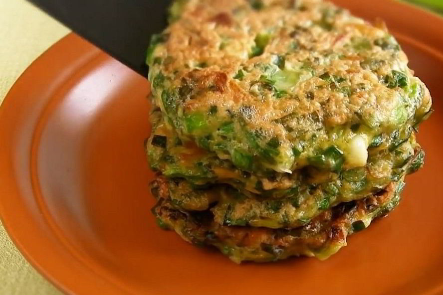 Рецепт быстрых котлеток из зеленого лука