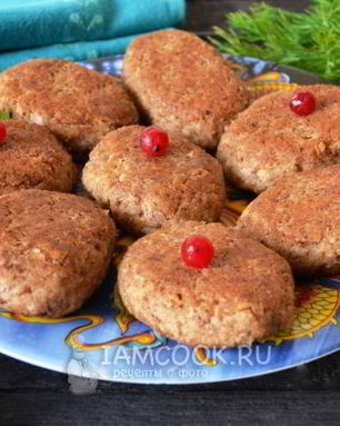 Диетические котлеты из гречки