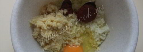 кабачковые котлеты с булгуром. Шаг 7