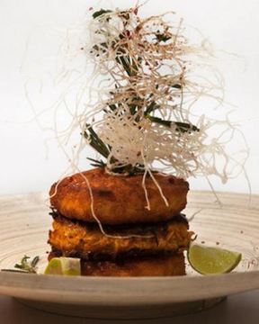 Котлетки из морепродуктов с тайскими специями