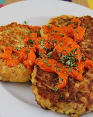 Котлетки из сельдерея с сыром