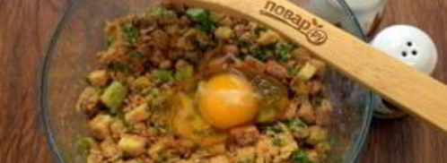 котлеты из кабачков и баклажанов. Шаг 4