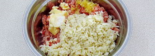 котлеты из свинины с рисом. Шаг 5