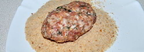 котлеты с творожным сыром. Шаг 6