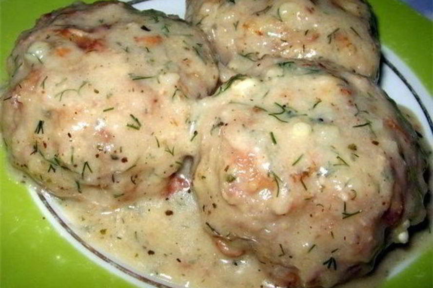 Рецепт котлет в соусе из плавленного сыра