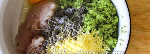 куриные котлеты с брокколи. Шаг 6