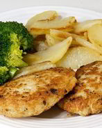 Куриные котлеты с картофелем