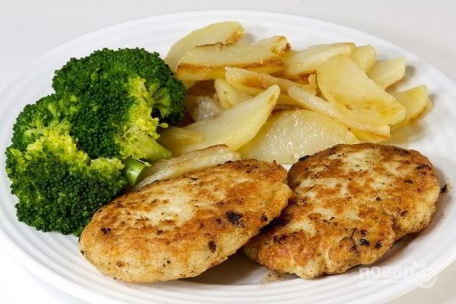 Рецепт куриных котлет с картофелем