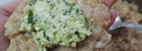 куриные котлеты с начинкой. Шаг 3