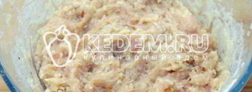 куриные котлеты с сыром. Шаг 3