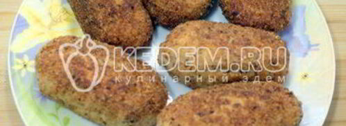 куриные котлеты с сыром. Шаг 7