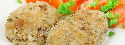 овсяно-грибные постные котлеты. Шаг 9