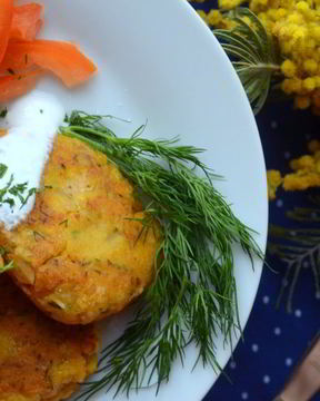 Овсяные котлеты с овощами