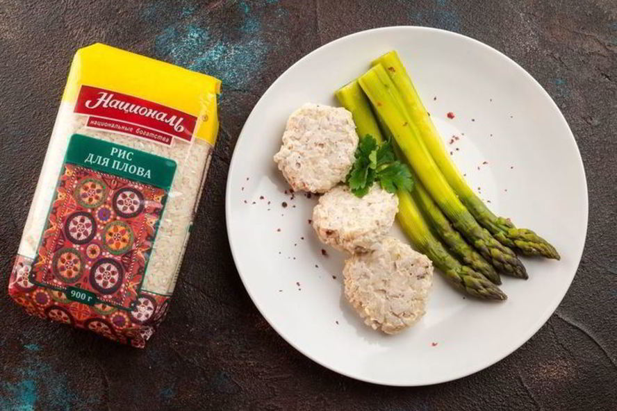 Рецепт паровых котлеток из индейки с рисом