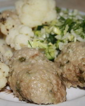 Паровые котлеты с цветной капустой