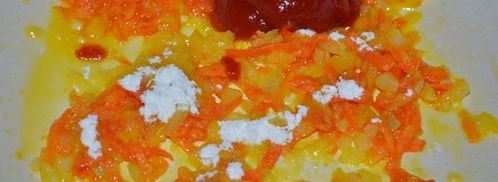 рубленные куриные котлеты в соусе. Шаг 7