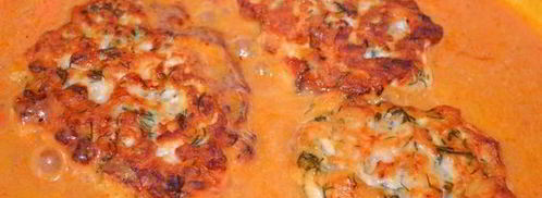 рубленные куриные котлеты в соусе. Шаг 10