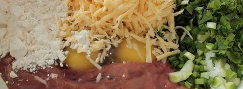 рубленые котлеты из куриного филе и печени. Шаг 2