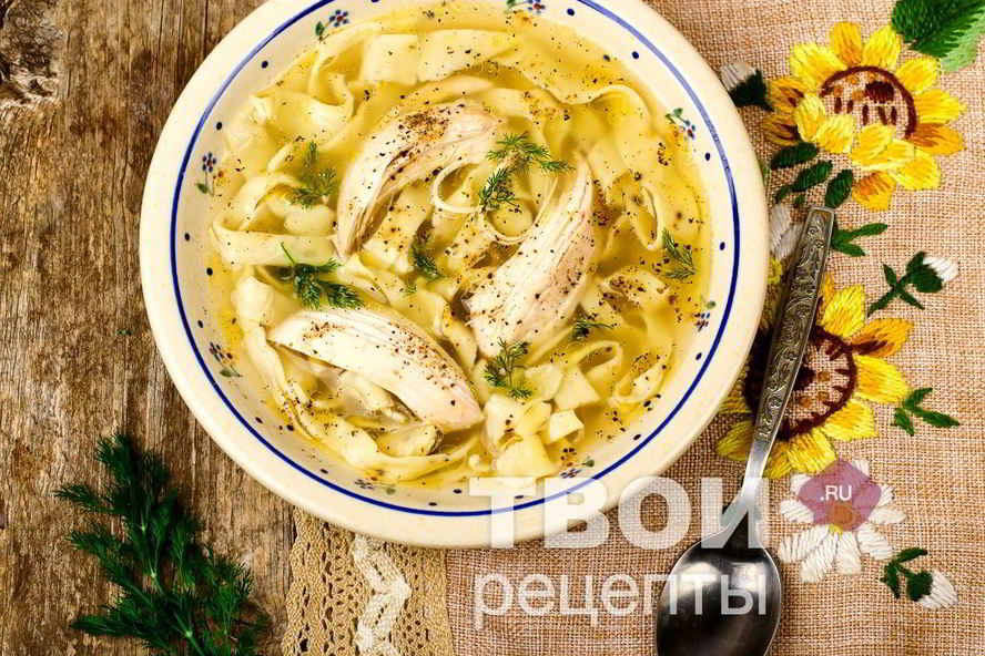 Рецепт куриной лапши