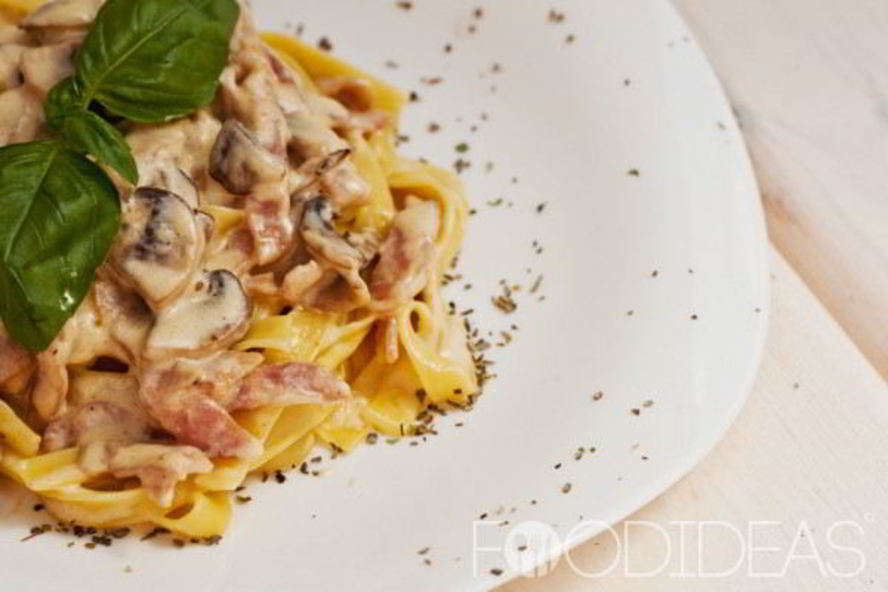 Рецепт лапши с белыми грибами