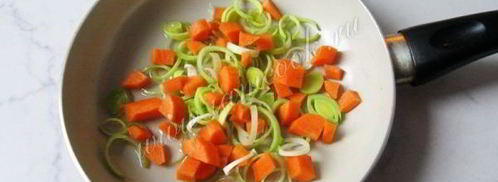 лапша с креветками и овощами. Шаг 4