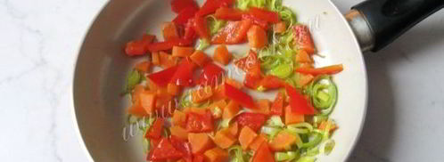 лапша с креветками и овощами. Шаг 5