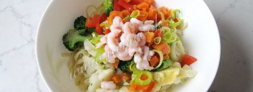 лапша с креветками и овощами. Шаг 9