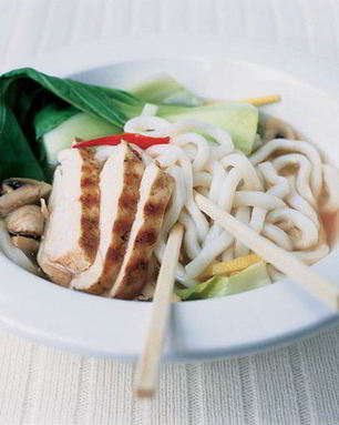 Лапша удон с курицей